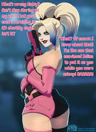 Harley Quinn teases Batman [DC] [Femdom] [Teasing] : r/hentaicaptions
