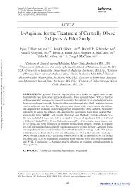Supplements aren't for everyone, but older adults and others may need them to get the nutrients they might otherwise lack. Pdf L Arginine For The Treatment Of Centrally Obese Subjects A Pilot Study