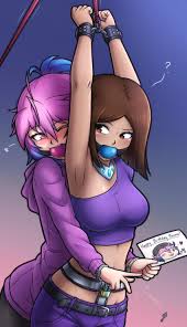 Rule 34 Dev - arms_behind_back big_breasts blush bondage bound femsub gag  gagged grope groping groping_from_behind magnolia-baillon mummy  original_character red_hair|4406018664