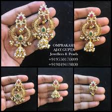 Introducing Top Class Multi Purpose Earrings Can Be Worn As Chandbali Jhumka Chandbali Jhumka S Gold Ring Designs Purpose Jewelry Gold Jewelry Earrings