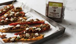 Poivrons Farcis Aux Lentilles Et Quinoa Recette Cuisine Ayurvedique Recette Poivron Farci Poivrons Farcis