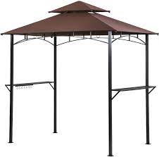 We were happy we could find this in the smaller size. Brown 8 X 5 Bbq Grill Gazebo Barbecue Canopy Bbq Grill Tent W Air Vent F85 Walmart Com Walmart Com