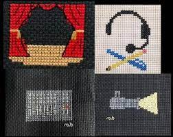 This helps you know how much cloth or fabric you need to complete the pattern. Theatre Cross Stitch Etsy