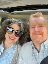 Happy sunny Sunday! I popped into the Books-A-Million in York, PA and  signed all the Lucy books they had… including this whole adorable table  display! Happy reading, friends 😍 [Image description: A