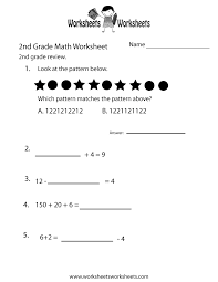2nd Grade Math Review Worksheet Free Printable Educational Worksheet Math Review Worksheets 2nd Grade Math 2nd Grade Math Worksheets