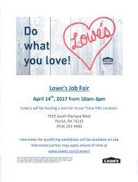 Springhill suites tulsa at tulsa hills, tulsa. Lowe S Hiring On The Spot 4 14 News You Can Use