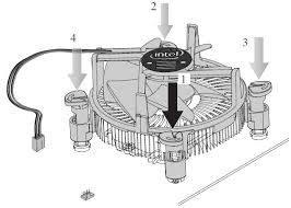 Resetting Boxed Intel Processor Fan Heatsink Push Pins
