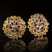 Ary Jewellers 22 Kt Plain Gold Tops With White Polish Gold Top Jewels White Polish