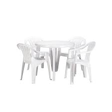Les offres table haute dans les catalogues castorama. Table Basic Blanche D 90 Cm Castorama