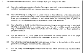 Check spelling or type a new query. Joint Statement By Malaysian Ngos Smsl Save Malaysia Stop Lynas Replying To The Letter Of Demand Issued By Lynas Corporation Dated April 10 2012 Malaysia Today