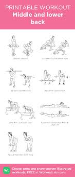 Middle And Lower Back Back Workout Back Exercises Lower Back Exercises