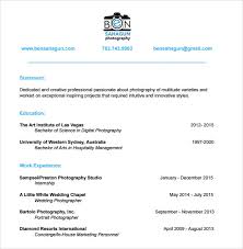 Download sample resume templates in pdf, word formats. Professional Photographer Photographer Resume Sample