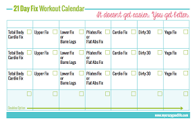 21 Day Fix Workout Schedule My Crazy Good Life
