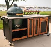 Kamado Grill Table for Big Green Egg or Kamado Joe