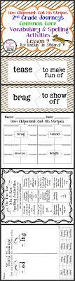 How Chipmunk Got His Stripes Unit 2 4 Lesson 9 Spelling Vocabulary Activities In This Bundle You Vocab Activities Elementary Reading Vocabulary Activities