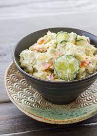 A Veganized Version Of My Japanese Potato Salad Recipe Japanese Potato Salad Is A Bit Different As The Pota Vegan Japanese Japanese Potato Vegan Japanese Food