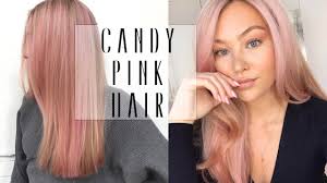 We found the best temporary hair dyes on the market to take for a spin. Pastel Pink Hair Tutorial No Dye Hollie Hobin Youtube
