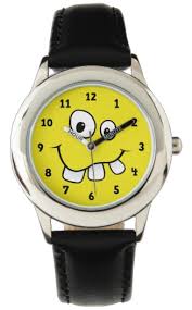 Funny Goofy Yellow Cartoon Face Wrist Watch Zazzle Com Watch Design Kids Watches Wrist Childrens Watches