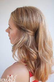 Secure each section with one bobby pin at an upward angle to create the two sides of your triangle. Two Easy Ways To Pin Back Your Hair Hair Romance