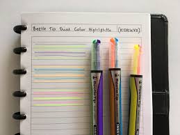 Best Highlighters For Planning All About Planners Best Highlighter Color Coding Planner Planner Pens