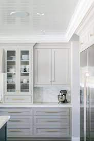 Make a galley style kitchen feel more open and airy with light colors. 20 Light Grey Grey Kitchen Cabinets Magzhouse