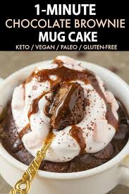 Hot Chocolate Mug Cake No Eggs Or Dairy The Big Man S World Recipe In 2020 Protein Mug Cakes Mug Cake Microwave Mug Recipes