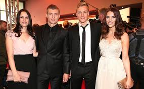 Toni is one of the best and famous football players in the world.he has been in the field for a long time now. Real Madrid Wags Realmadridfamily Toni Kroos And His Wife Jessica