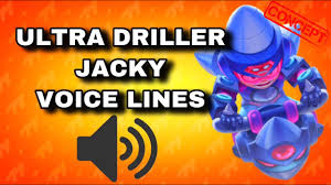 Our brawl stars emz guide & wiki features all of the information about her skin, star power, voice lines, attack, stats, and update note. All Ultra Driller Jacky S Voice Lines Ultra Driller Jacky Voice Brawl Stars Concept Youtube