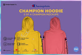 All files is in psd (photoshop) format. Champion Hoodie Mockup Creative Photoshop Templates Creative Market