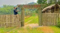 Full video 7 days : How to build gate and fence with bamboo - The farm near  the lake#aquafarm