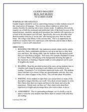 Please plan to join us for the annual pasta dinner for 5th graders and new families on thursday, october 17th, in the chenery cafeteria. Imagery Lesson Plans Worksheets Lesson Planet