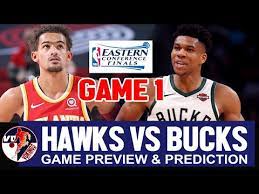 The teams meet for the third time this season. Bucks Vs Hawks Game 1 Nba Playoffs 2020 2021 Game Prediction Youtube