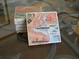 How To Make Nautical Shipwreck Chart Coasters Easy Diy Do