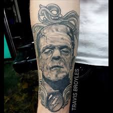 Frankensteins monster from a year ago. This tattoo is comp…