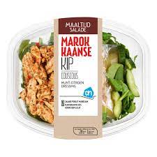 De lunchsalades die wij maken zijn vaak vrij simpel, deze marokkaanse couscoussalade met harissakip is iets uitgebreider. Ah Maaltijdsalade Marokkaanse Kip Completemaaltijd Nl
