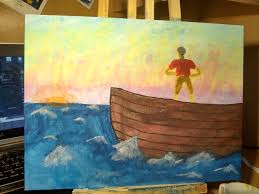 The old man and the sea (1999 film). Old Man And The Sea Painted By Myself I Am Person Who Cant Actually Paint Just Havin A Goos Time Expressing My Feelings Info Canvas But I Am Proud Of This One