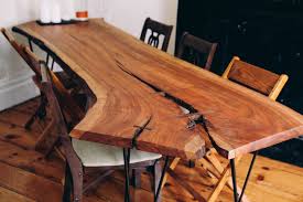8 Live Edge Cherry Slab With Custom Iron Legs Live Edge Wood Table Live Edge Dining Table Live Edge Table