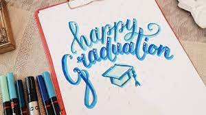 Kartu ucapan untuk wisuda fitur: Happy Graduation Hand Lettering Ucapan Selamat Kelulusan Wisuda Youtube