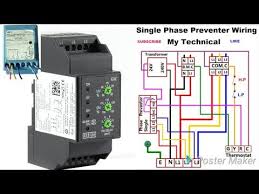 Single Phase Preventer Wiring Diagram Hvac My Technical Hindi Hvac Technical Wire