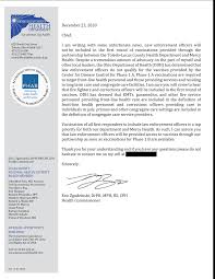 Who is working in collaboration with scientists, business, and global health organizations through the act accelerator to. Law Enforcement Officers Will Not Be Included In First Phase Of Covid 19 Vaccination