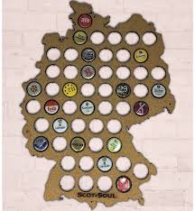 Coole Beercapmap Fur Kronkorkensammler Geschenke Karte Deutschland Kronkorken