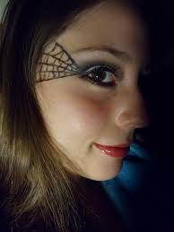 easy spider web makeup tutorial