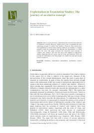 Las personas que tengan hidronefrosis prolongada pueden necesitar antibióticos para disminuir el riesgo de itu. Pdf Explicitation In Translation Studies The Journey Of An Elusive Concept
