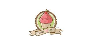 Better Of Cake Vegan Bakery Cupcake Logo Design Dessert Logo Bakery Logo Design