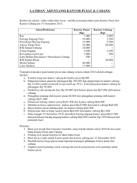 Maybe you would like to learn more about one of these? Latihan Akuntansi Kantor Pusat Cabang Pdf