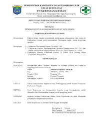 Contoh sk pengangkatan pendidik dan tenaga kependidikan revisi format 638 x 976 pixel. Sk Tata Usaha Puskesmas Keman Ok Pdf