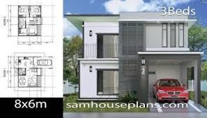 House Plans Idea 10x7 With 3 Bedrooms Sam House Plans In 2020 House Plans Small Modern House Plans House Floor Plans