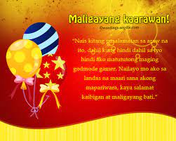 Happy Birthday Messages In Tagalog Wordings And Messages