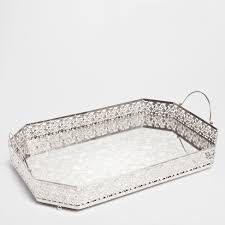 Antique Finish Mirror Tray Trays Tableware Zara Home Sweden Zara Home Mirror Tray Tray