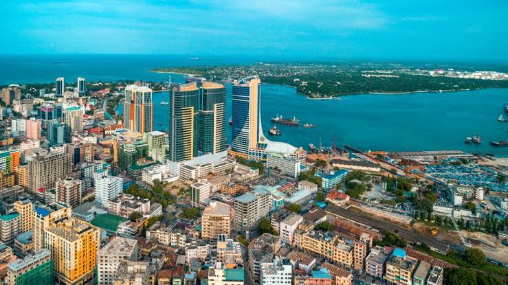 Dar es Salaam Skyline Harbor Coast Tanzania